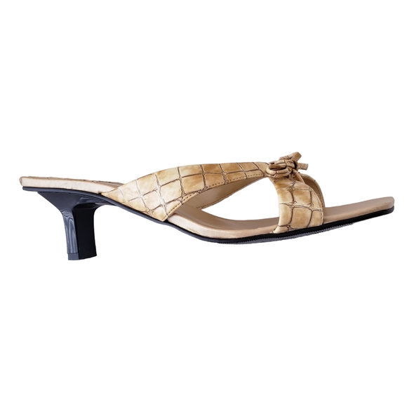 Vintage GF Originals Square Toe Slip-on Heels - Picture 14 of 15